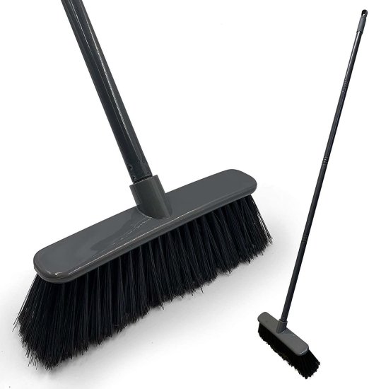 (image for) RS E/SOFT BROOM HEAD+HANDL BLK - ECO