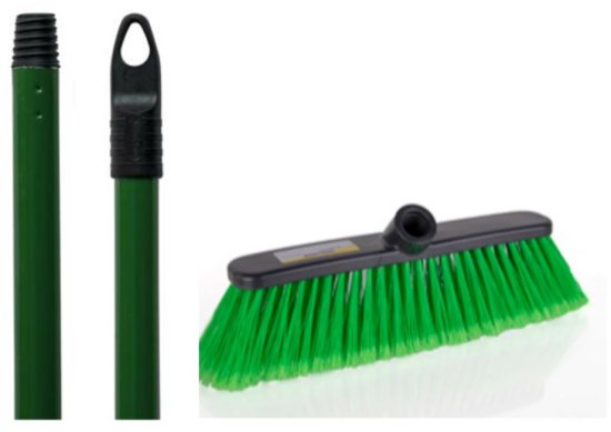 (image for) RS E/SOFT BROOM HEAD+HANDL GRN - ECO