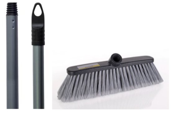 (image for) RS E/SOFT BROOM HEAD+HANDL SIL - ECO