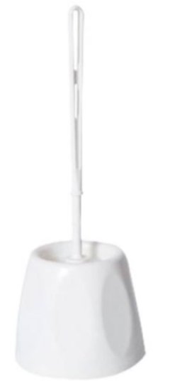 (image for) TOILET BRUSH&HOLDER OPEN - WHITE