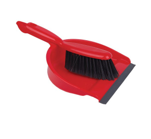 (image for) RS PR SOFT DUSTPAN/BRUSH RED