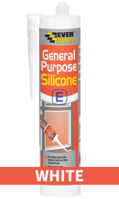 (image for) EVERBUILD GENERAL PURPOSE SILICONE WHITE - 280ML