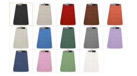 (image for) RENATO BATHROOM MAT LARGE - ASST - 1