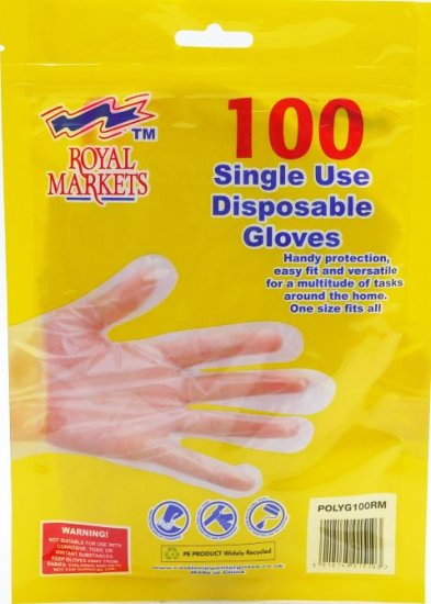 (image for) RM DIS GLOVE POLYTHENE - ONESIZ