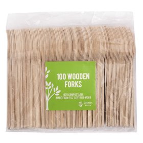(image for) SWANTEX WOODEN FORK - 100S