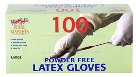 (image for) R/MARKET LATEX DIS GLOVE PF - LARGE