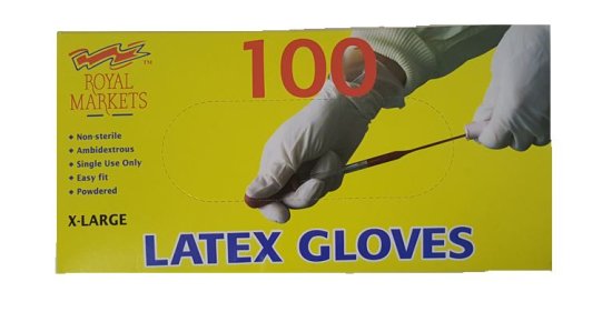 (image for) RM LATEX DIS GLOVE - XLARGE