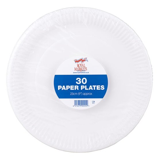 (image for) RM PAPER PLATE 30S - 9\"