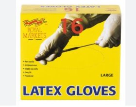 (image for) R/MARKET LATEX DIS GLOVE 16S - LARGE