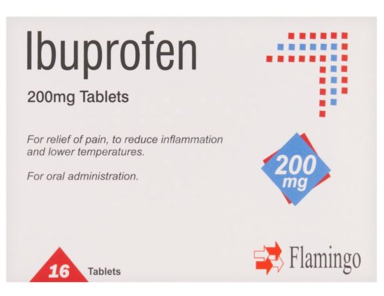 (image for) IBUPROFEN TABLETS FLAMINGO 16S - 200MG