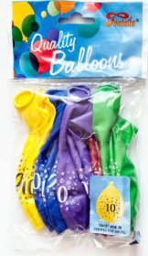 (image for) B'DAY BALLOONS ASSTD AGE10 12" - 15S