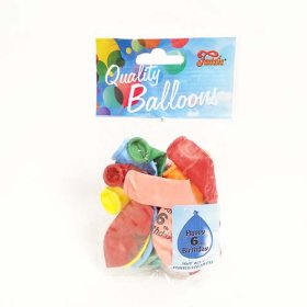 (image for) B'DAY BALLOONS ASSTD AGE 6 - 10S