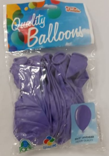 (image for) BALLOON LAVENDER 12\" - 20S