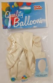 (image for) BALLOON SHINY ICE WHITE 12" - 15S