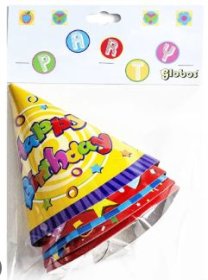 (image for) GLOBOS PARTY HATS - 6S