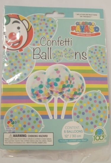 (image for) BALLOON CONFETTI - 6S