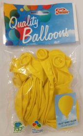 (image for) BALLOON SHINY YELLOW 12" - 15S