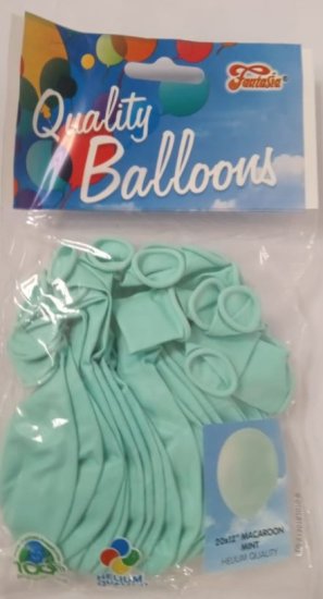 (image for) BALLOON MINT MACAROON 12\" - 20S