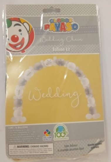 (image for) BALLOON CHAIN KIT-WEDDING - 538CM