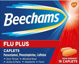 (image for) BEECHAMS FLU PLUS CAPLETS - 8S