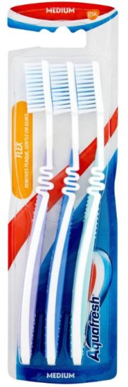 (image for) AQUAFRESH TOOTHBRUSH 3PK - MEDIUM