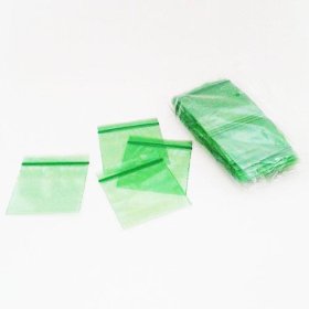 (image for) POLY GRIP LOCK BAG GREEN 50X50 - 50MM