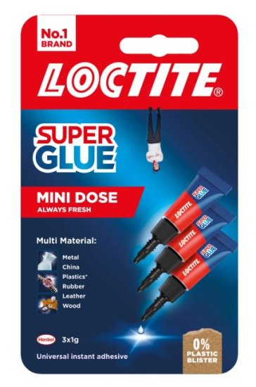 (image for) LOCTITE SUPERGLUE MINI TRIO - 3SX1G