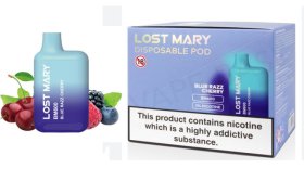(image for) LOSTMARY 2%NI BLUE RAZZ CHERRY - STD