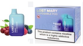 (image for) LOSTMARY 600 BLUE RAZZ CHERRY - STD