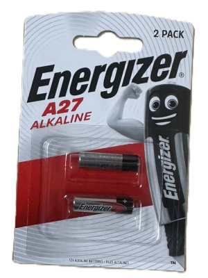 (image for) ENERGIZER A27 ALKALINE BATTERY 2V