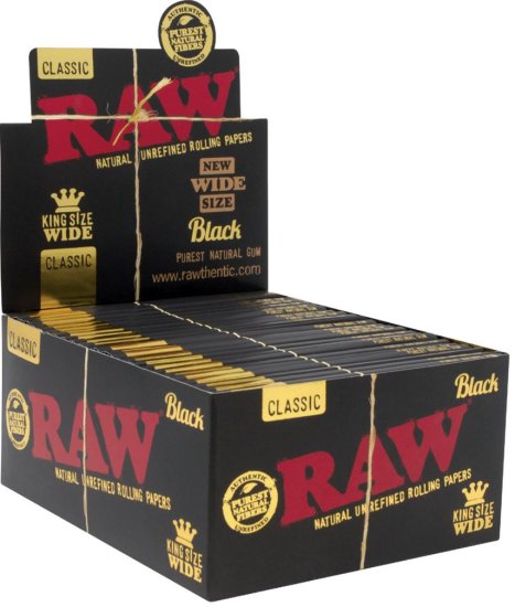 (image for) RAW BLACK PAPER WIDE NON SLIM - K/SLIM