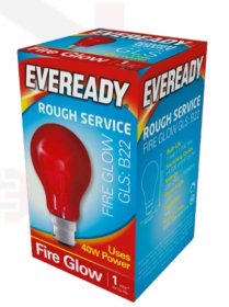 (image for) EVEREADY LED BC FIREGLOW 40W - 240V