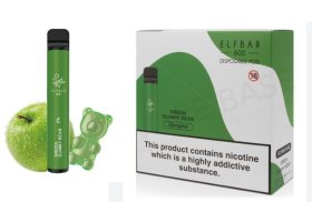 (image for) ELF BAR 2%NI GREEN GUMMY BEAR - STD