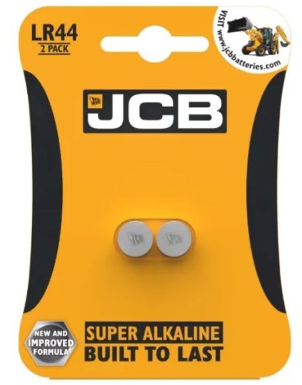 (image for) JCB LR44 ALKALINE 1.5V 2PK - 2S