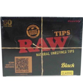 (image for) RAW CIG PAPER TIP CLASSI BLACK - STD