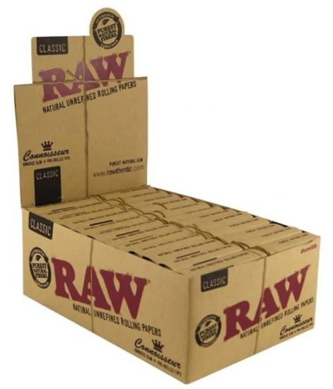 (image for) RAW CLASSIC PAPER+PRE ROLL TIP - K/SLIM