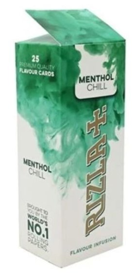 (image for) RIZLA FLAV INF-CARD MENTHOL - STD 