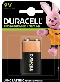 (image for) DURACELL RECHARGE ULTRA -9V - 170MAH