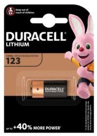 (image for) DURACELL CR123 LITHIUM BATTERY - SINGLE