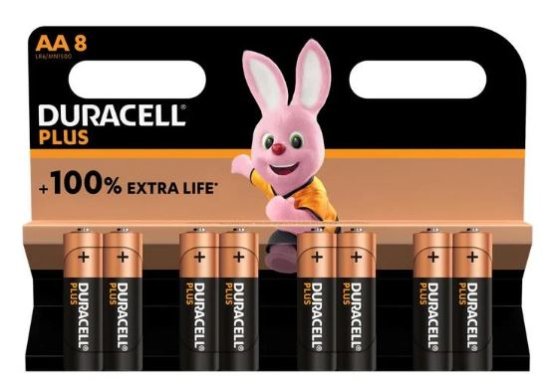 (image for) DURACELL AA PLUS BATTERY - 8S