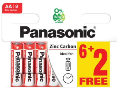 (image for) PANASONIC ZINC CARBON AA R6