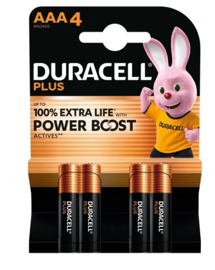 (image for) DURACELL AAA PLUS PO/BO BATTER - 4S