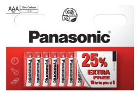 (image for) PANASONIC ZINC CARBON AAA 10/8 - 8S