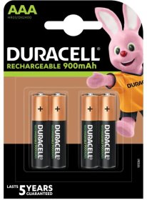 (image for) DURACELL RECHARGE 900MAH-AAA - 4S