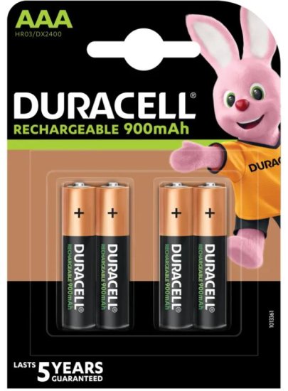 (image for) DURACELL RECHARGE 900MAH-AAA - 4S