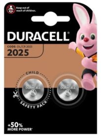 (image for) DURACELL CR2025 LITHIU BATTERY - 2S