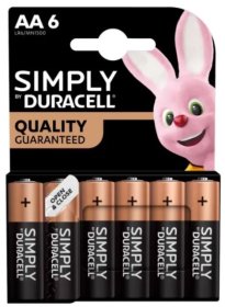 (image for) DURACELL SIMPLY AA MN1500 - 6S