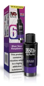 (image for) IVG SAVR BLUE SOUR RASPBERRY - STD