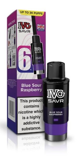 (image for) IVG SAVR BLUE SOUR RASPBERRY - STD