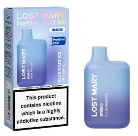 (image for) LOSTMARY600 KIT BLUE RAZZ ICE - 20ML